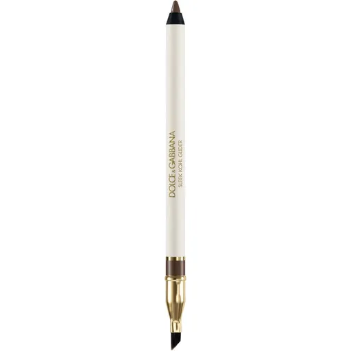 Dolce&Gabbana Classic Sleek Kohl Glider eyeliner khol cu pensula culoare 02 Espresso Brown - Deep Warm Brown 1.2 g
