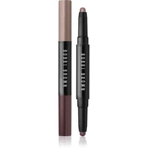 Bobbi Brown Long-Wear Dual-Ended Cream Shadow Stick creion pentru ochi duo culoare Pink Steel / Bark 1.6 g