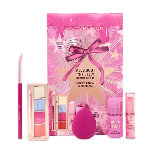 Revolution Set cadou Beauty All About The Jelly Make-up Set