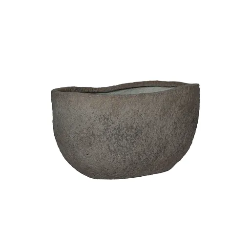 Pottery Pots Ghiveci de flori Mt. Hunter, diorit gri, dimensiuni multiple - Ghivece ceramice mărimea: XS - 43 x 24 x 20,5 cm