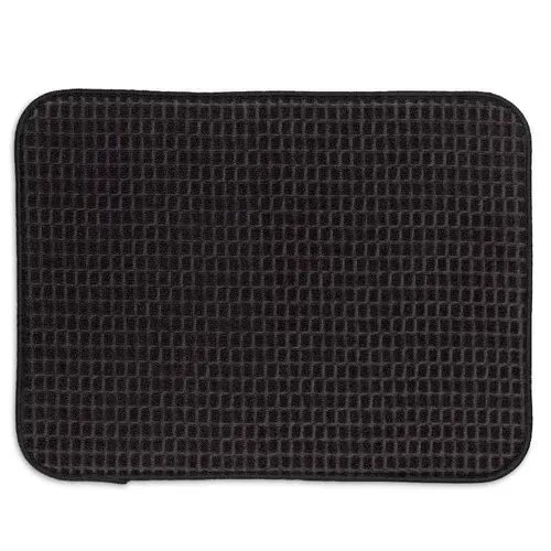 Covoraș de scurgere pentru vase Kela RAPIDA, negru50 x 38 cm