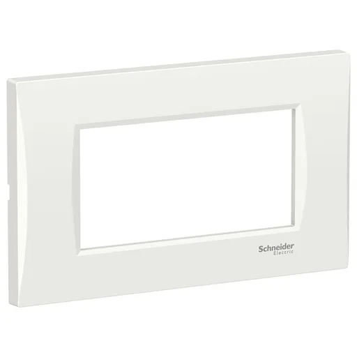 Rama curbata 4 module Schneider Easy Styl LMR7364001, alb