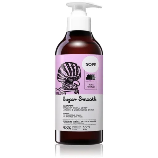Yope Daily Heroes Smooth Shampoo Oriental Garden sampon fortifiant pentru parul deteriorat si fragil 300 ml