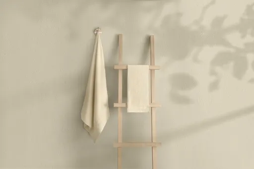 Set prosoape de baie, L'essentiel Maison, 1007A-033-2, Crem