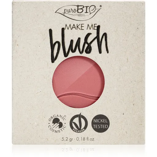 puroBIO Cosmetics Long-lasting Blush Refill Blush rezistent rezerva 5.2 g