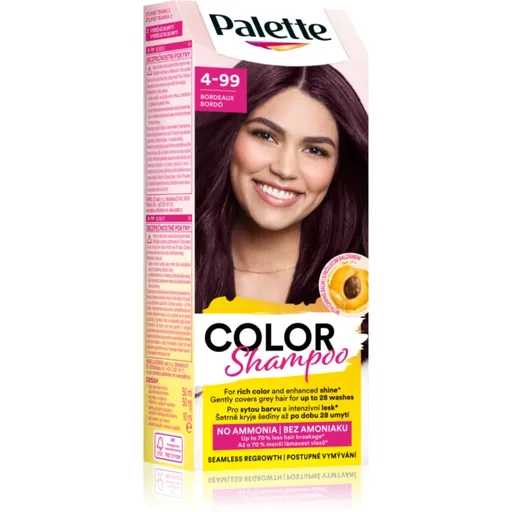 Schwarzkopf Palette Color Shampoo șampon nuanțator culoare 4-99 Bordeaux 50 ml