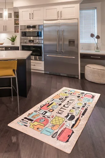 Covor, Happy Lunch, 80x200 cm, Multicolor