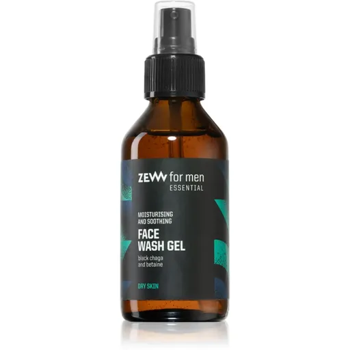Zew For Men Essential Face Wash Gel gel hidratant de curatare pentru piele uscata si sensibila 100 ml
