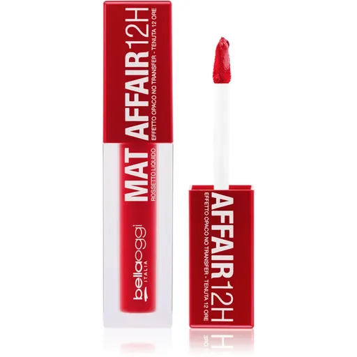 bellaoggi Mat Affair Liquid Lipstick ruj lichid mat culoare Red Affair 4.4 ml