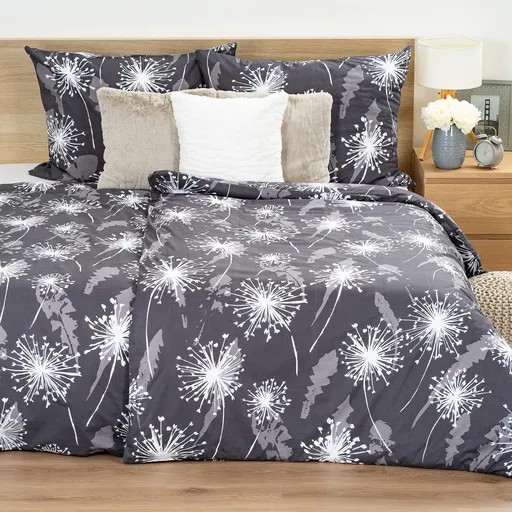 Lenjerie de pat din bumbac 4Home MidnightDandelions , 140 x 200 cm, 70 x 90 cm, 140 x 200 cm, 70 x 90 cm