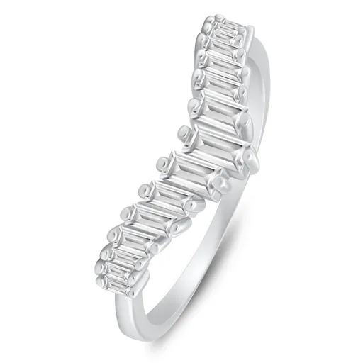 Brilio Silver Inel fermecător de argint cu zirconi limpezi RI140W 56 mm