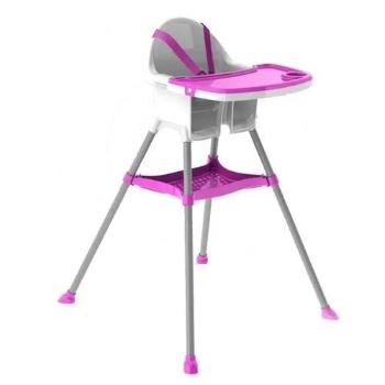 Scaun de masă Doloni pentru copii violet, 67 x 69x 97 cm, mov