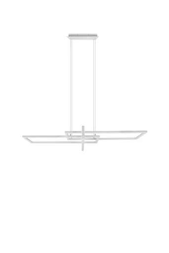 Lustra Salinas, TRIO, 110x40x150 cm, 34W, 1x SMD, metal, alb mat