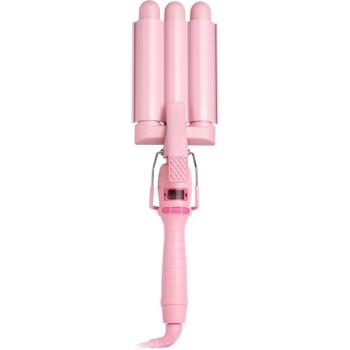 Mermade Mini Waver 25 mm ondulator triplu pentru păr Pink 1 buc