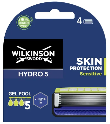 Wilkinson Sword Cap de schimb Hydro 5 Skin Protection Sensitive 4 buc