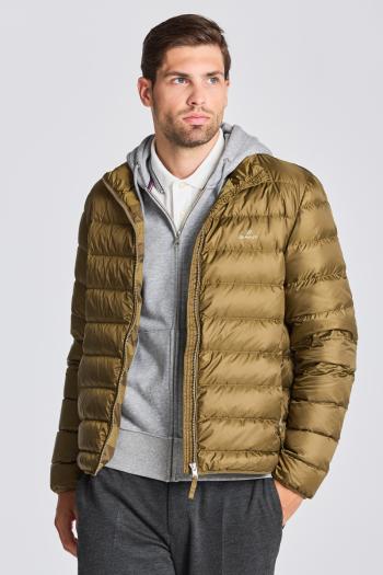 DZSEKI GANT THE LIGHT DOWN JACKET ARMY GREEN