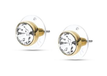 Fossil Cercei placați cu aur cu cristal JOA00668710