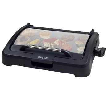 Beper 90871 Grătar electric de masă BBQ, 2200 W