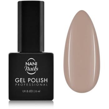 NaniNails NANI Professional lac de unghii sub forma de gel culoare Light Coffee 6 ml