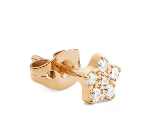 Daniel Wellington Cercel single placat cu aur Stea cu cristale DW00400864