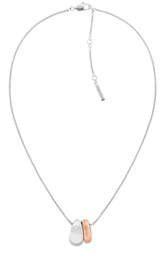 Calvin Klein Colier modern din oțel bicolor 35000610