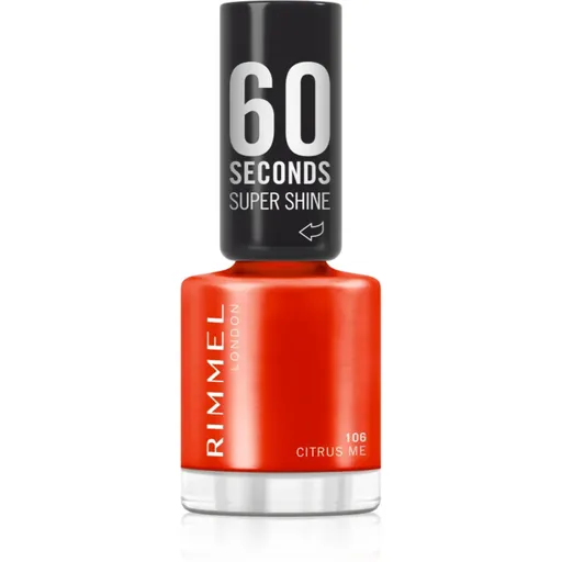Rimmel 60 Seconds Super Shine lac de unghii culoare 106 Citrus Me 8 ml