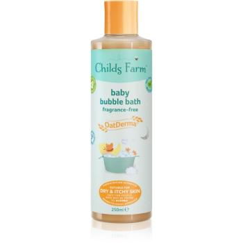 Childs Farm OatDerma Baby Bubble Bath spumant de baie și gel de duș fara parfum pentru copii 250 ml