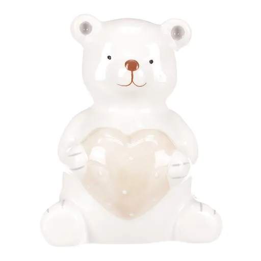 Decorațiuni de Crăciun Ursuleț cu inimă,10 cm