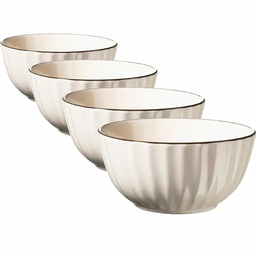 Mäser Set de boluri 4 bucăți OSITA – 15 cm, crem, 15 cm