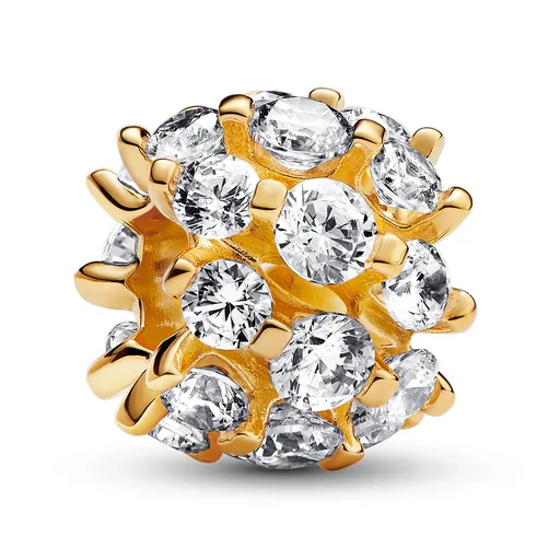 Pandora Mărgea strălucitoare placată cu aur cu zircon Shine Moments 763234C01