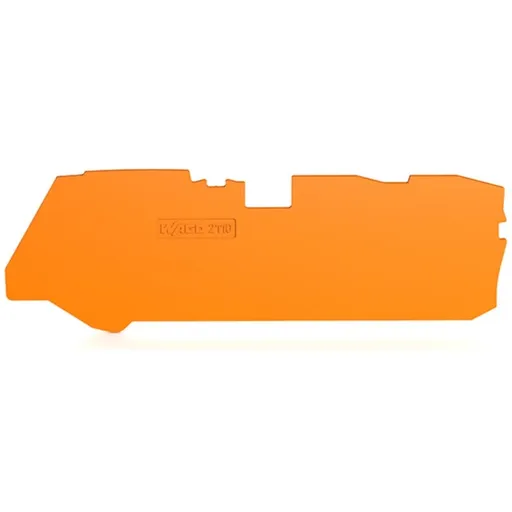 Placa de capat si intermediara; grosime 1 mm; pentru blocuri terminale cu 3 conductori, portocaliu Wago 2110-1392 / buc