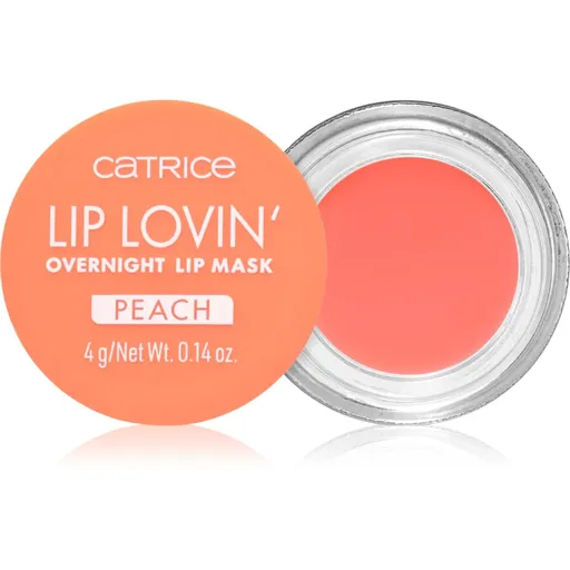 Catrice Lip Lovin' mască hidratantă pentru buze pentru noapte culoare 030 Feelin' Peachy 4 g