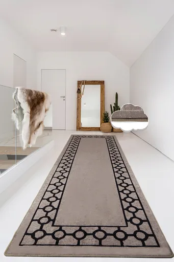 Covor, Bague, 80x140 cm, Roz pudra