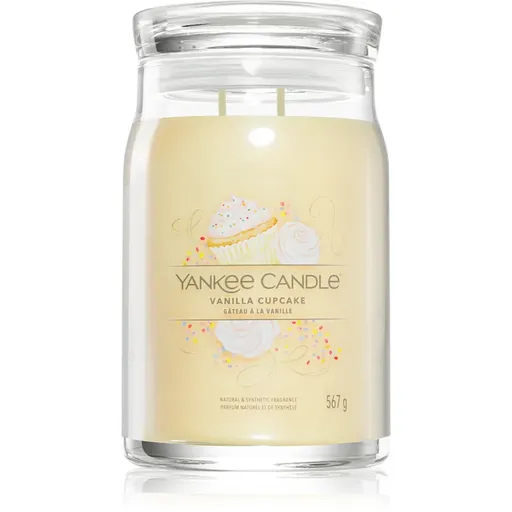 Yankee Candle Vanilla Cupcake lumânare parfumată Signature 567 g