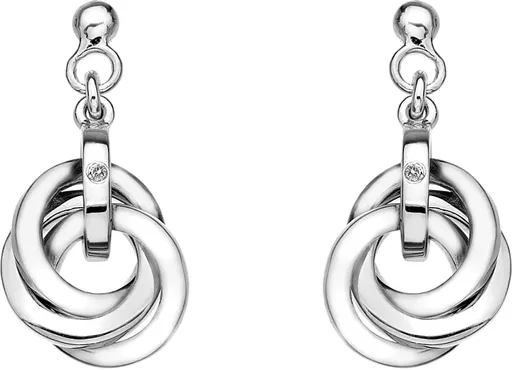 Hot Diamonds Cercei din argint Trio DE388