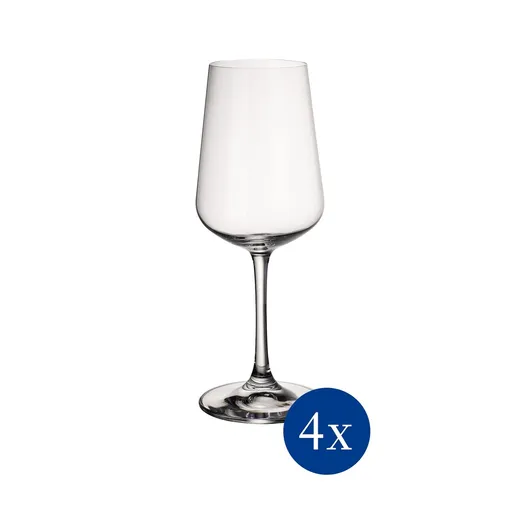 Set 4 pahare pentru vin alb, Villeroy & Boch, Ovid, 380 ml, sticla cristal