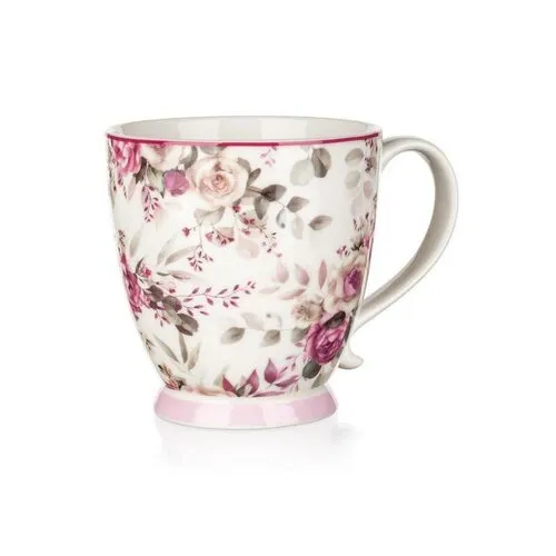 Banquet Cană ceramică Rose 460 ml