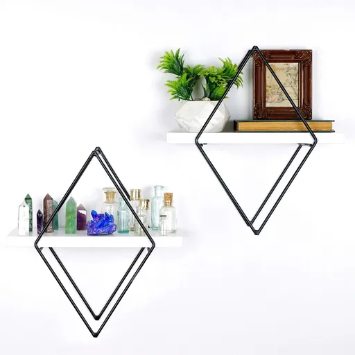 Raft de perete, Hanah Home, Wr057, Alb