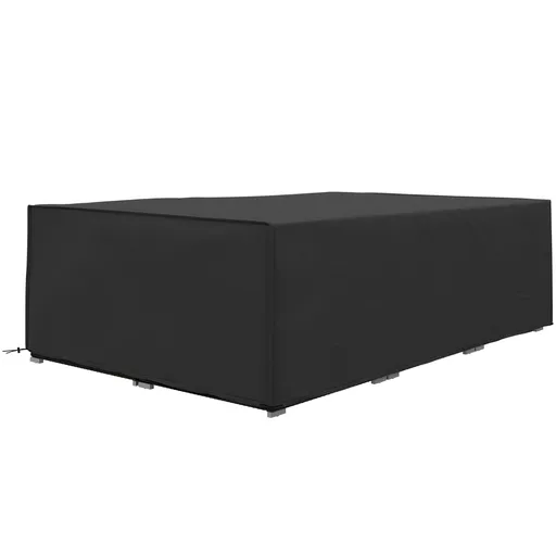 Outsunny Husă pentru mobilier de grădină, prelată pentru masă de grădină țesătură Oxford impermeabilă anti-UV, 222 x 155 x 67 cm, negru | Aosom Romani