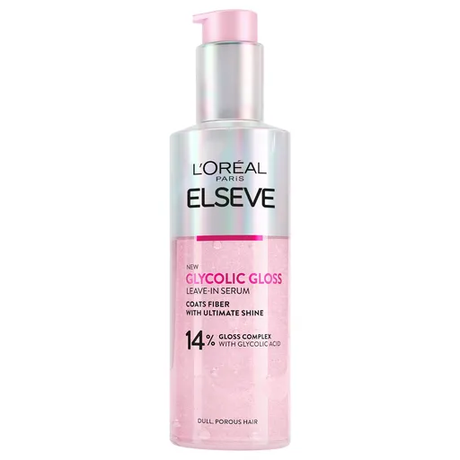 L'Oréal Paris Ser pentru strălucire a părului fără clătire Elseve Glycolic Gloss (Leave-In Serum) 150 ml