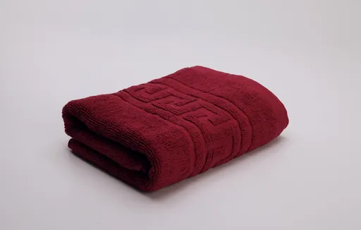 Prosop de maini Greek Border, ET 2000 IMPEX, 50x90 cm, bumbac, visiniu