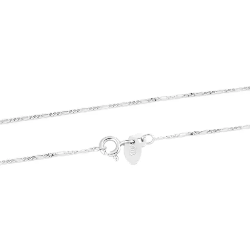 Beneto Exclusive Lănțișor elegant din argint Figaro AGS1420 50 cm
