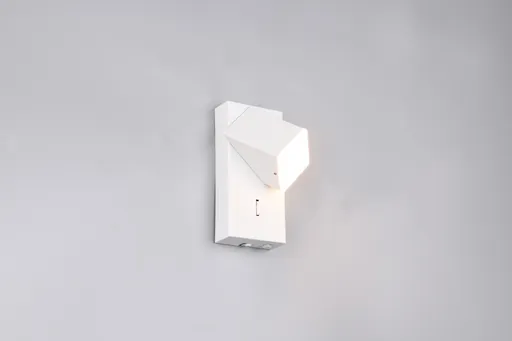 Aplica de perete Raglan, TRIO, 7x8.5x15 cm, 3.8W, 1x SMD, metal, alb mat