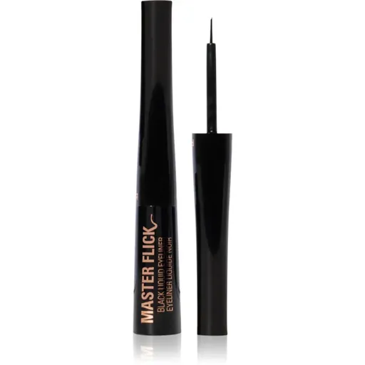Makeup Revolution Master Flick Liquid Eyeliner eyeliner lichid cu trasare precisă culoare Black 5 ml