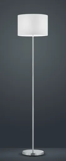 Lampadar Hotel, TRIO, 35x160 cm, 60W, 1x E27, metal/textil, alb/argintiu