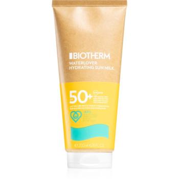 Biotherm Waterlover Sun Milk lotiune pentru bronzat SPF 50+ 200 ml