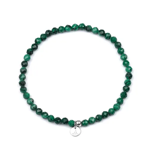 Agato Brățară minerală cu malachit POL-B07/20G