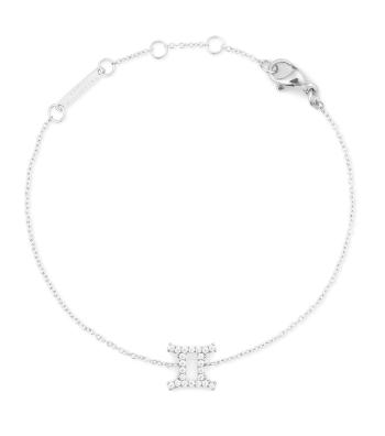 Daniel Wellington Brățară tip lanț de oțel cu simbolul zodiacal Gemeni Crystal Zodiac DW00400933