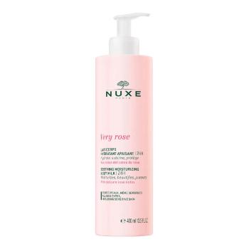 Nuxe Loțiune de corp hidratantă și calmantă Very Rose (Soothing Moisturizing Body Milk) 400 ml