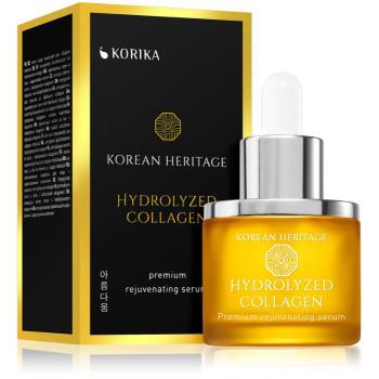 KORIKA Korean Heritage Hydrolyzed Collagen Premium Rejuvenating Serum ser facial, cu efect de întinerire și colagen hidrolizat 30 ml